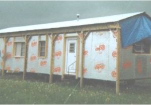 Mobile Home Roof Over Plans Insulating Under A Mobile Home with Foam Board Diy