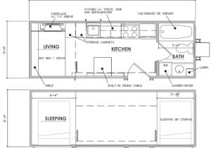 Mobile Tiny Home Floor Plan Escape Traveler Tiny House On Wheels Kelly Davis Dan