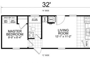 Mobile Tiny Home Floor Plan Single Wide Trailer House Plans Manufactured Home and