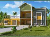 Model Home Plans Kerala Home Model Sloping Roof House Elevation at 1700 Sq Ft
