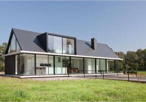 Modern Barn Home Plans Modern Barn Style Home Showcases Glazings and Below Grade