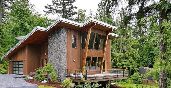 Modern Cottage Home Plans Impressive Modern Cottage at the Base Of Squak Mountain