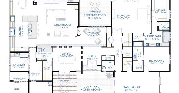 Modern Courtyard Home Plans Contemporary Courtyard House Plan 61custom Modern