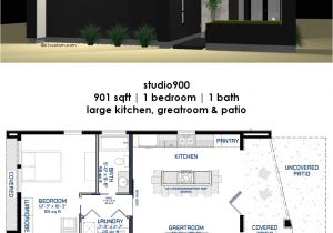 Modern Courtyard Home Plans Studio900 Small Modern House Plan with Courtyard 61custom