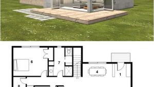 Modern Energy Efficient Home Plans Small Modern Cabin House Plan by Freegreen Energy