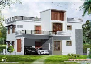Modern Flat Roof Home Plans 3 Bedroom Contemporary Flat Roof House Kerala Home