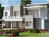 Modern Flat Roof Home Plans Beautiful sober Color Contemporary Home Design Kerala