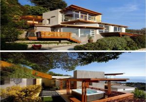 Modern Hillside Home Plans Modern Hillside House Plans