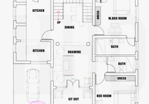 Modern Home Design Floor Plans Floor Plan Of Modern Single Floor Home Indian House Plans