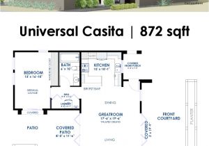 Modern Home Designs and Floor Plans Universal Casita House Plan 61custom Contemporary