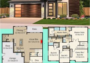 Modern Home Designs Floor Plans Modern House Plans Architectural Designs Modern House