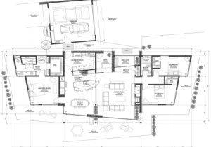 Modern Home Floor Plan Modern House Plans Concrete