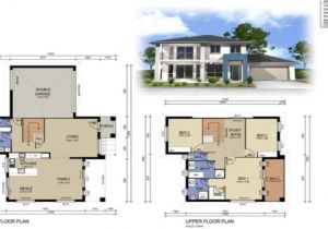 Modern Home Floor Plans Designs 2 Storey Modern House Design with Floor Plan