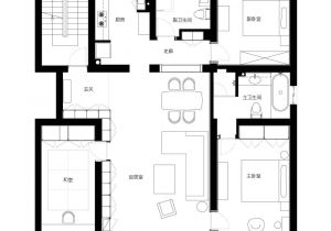 Modern Home Floor Plans Shanghai Apartment with Modern Minimalist Flair