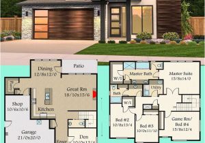 Modern Home Layout Plans Modern House Plans Architectural Designs Modern House