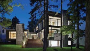 Modern Home Plans Canada Contemporary House Architecture Ravine House In Urban Canada