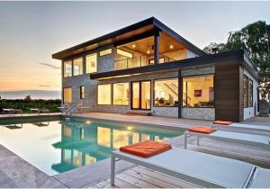 Modern Home Plans Canada Modern House with Electric Spots Of Color Ontario Canada