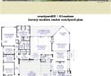 Modern Home Plans with Courtyard Luxury Modern Courtyard House Plan 61custom