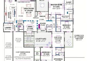 Modern Home Plans with Courtyard Modern Courtyard House Plan 61custom Contemporary