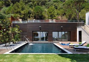 Modern Home Plans with Pool Small Modern House with Pool