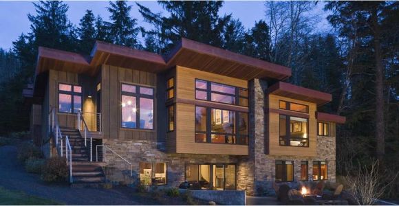 Modern Lakefront Home Plans Modern Lake House Designs Waterfront Lake House with