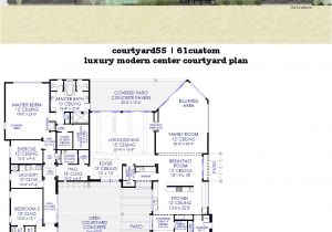 Modern Luxury Home Floor Plans Courtyard House Plans 61custom Contemporary Modern