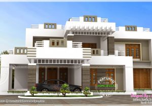 Modern Style Home Plans 5 Bhk Contemporary Style House Exterior Home Kerala Plans