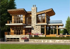 Modern Waterfront Home Plans West Coast Contemporary Home Design West Coast Waterfront
