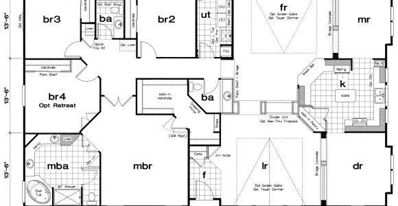Modular Home Floor Plan Triple Wide Mobile Home Floor Plans Mobile Home Floor