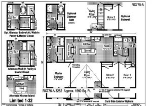 Modular Home Floor Plans Indiana Grandville Le Modular Ranch Limited 1 32 Rx775a