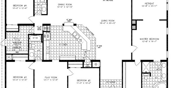Modular Homes 4 Bedroom Floor Plans Exceptional 4 Bedroom Modular Home Plans 3 4 Bedroom