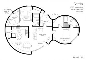 Monolithic Dome Home Plans Floor Plan Dl 4009 Monolithic Dome Institute