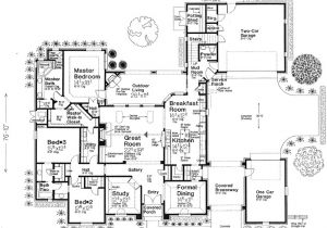 Monster Home Plans European Style House Plans 2957 Square Foot Home 1