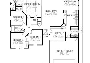 Monster House Plans Ranch Ranch House Plan 4 Bedrooms 2 Bath 1750 Sq Ft Plan 41 536