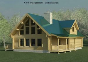 Montana Log Home Plans Montana Floor Plan 2 056 Sq Ft Cowboy Log Homes