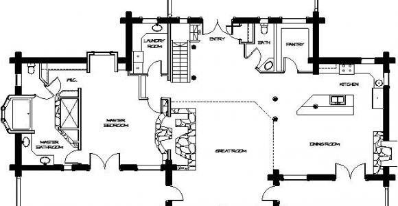 Montana Log Homes Floor Plans Log Home Floor Plans Montana Log Homes Floor Plan 037