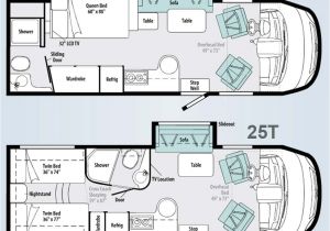 Motor Home Floor Plans Winnebago Via Class A Motorhome Floorplans Large Picture
