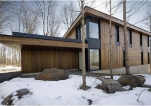 Mountain Chalet Home Plans Modern Mountain Cottage In Quebec by Blouin Tardif Mountain Chalet Home Plans Modern Mountain Cottage In Quebec by Blouin Tardif