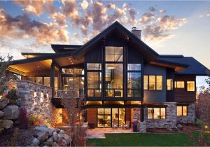 Mountain Home Plan Breathtaking Contemporary Mountain Home In Steamboat Springs