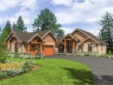 Mountain Home Plans Mountain Craftsman with One Level Living 23705jd