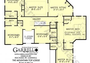 Mountain top House Plans Mountain top Lodge Rustic House Plan