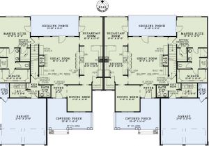 Multi Family Home Floor Plans Multi Family Plan 82263 at Familyhomeplans Com
