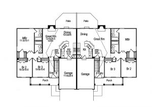 Multi Family Homes Floor Plans Multi Family House Plans