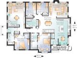 Multi Generational Family Home Plans Multi Family Plan W3043 Detail From Drummondhouseplans Com