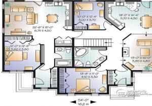 Multifamily Home Plans Multi Family House Plans Triplex House Plans Family House