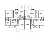 Multiple Family Home Plans Shadydale Multi Family Duplex Plan 007d 0020 House Plans