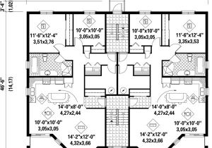 Multiplex House Plans Multi Family House Plans Multi Plex Home Floor Plans at