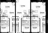 Multiplex House Plans Triplex House Plans 3 Unit House Plans Multiplex Plans