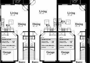 Multiplex House Plans Triplex House Plans 3 Unit House Plans Multiplex Plans