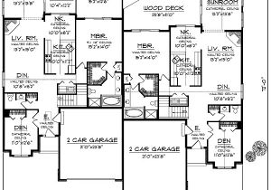 My Family House Plans Multi Family Plan 97394 at Familyhomeplans Com